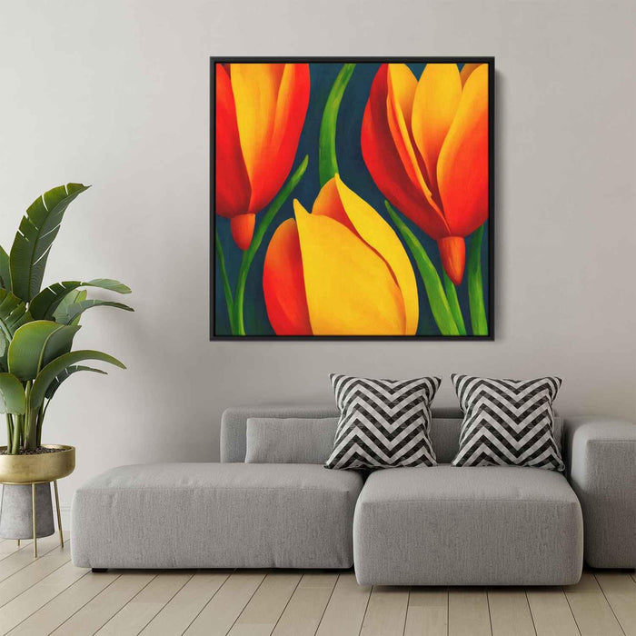 Modern Oil Daffodils #002 - Kanvah