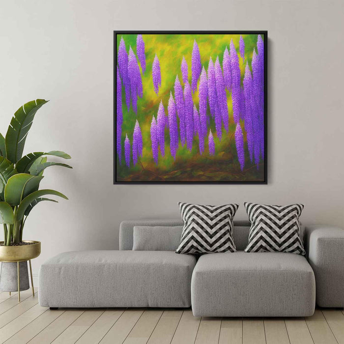 Wisteria Oil Painting #002 - Kanvah