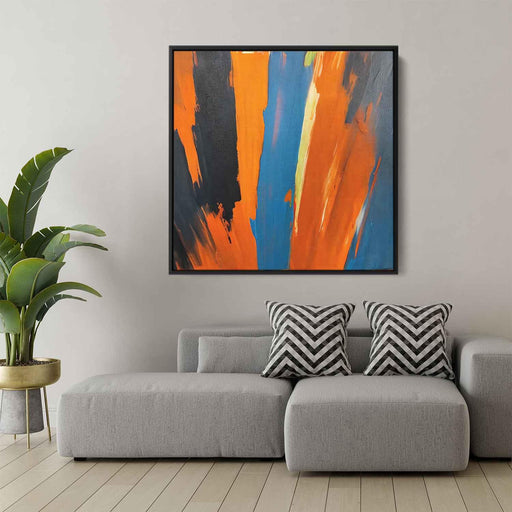 Orange Abstract Print #012 - Kanvah