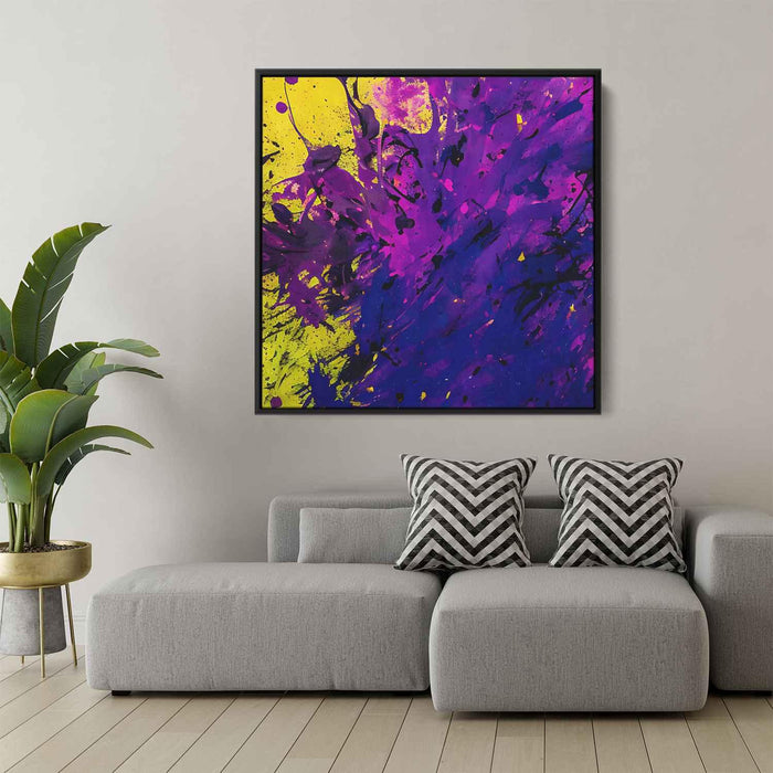 Purple Abstract Splatter #004 - Kanvah