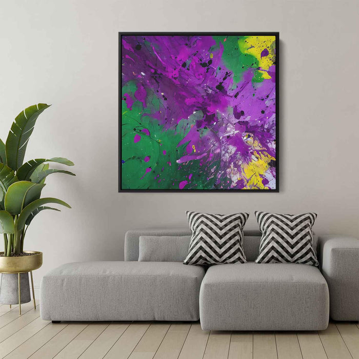 Purple Abstract Splatter #012 - Kanvah