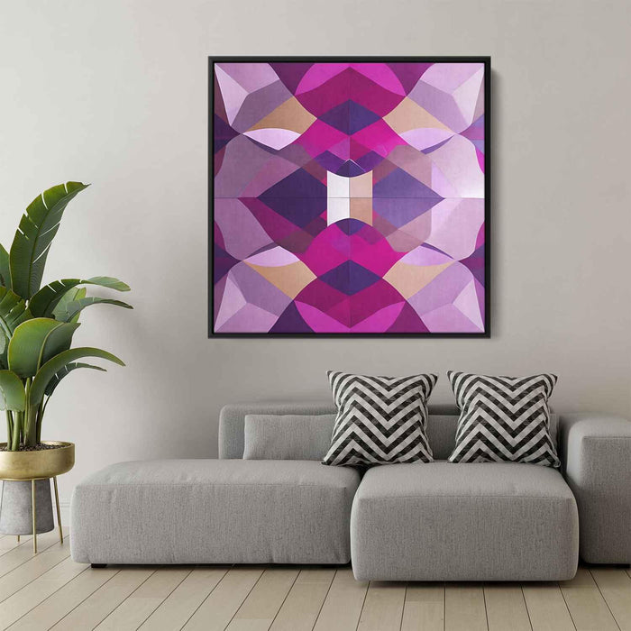 Purple Geometric Abstract #006 - Kanvah