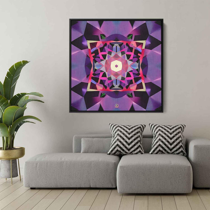 Purple Geometric Abstract #014 - Kanvah