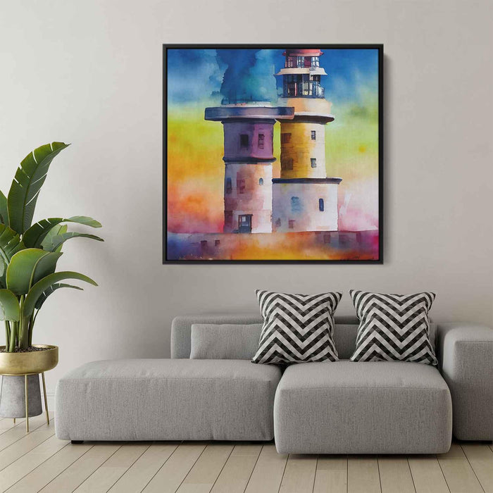 Watercolor Lighthouse #002 - Kanvah