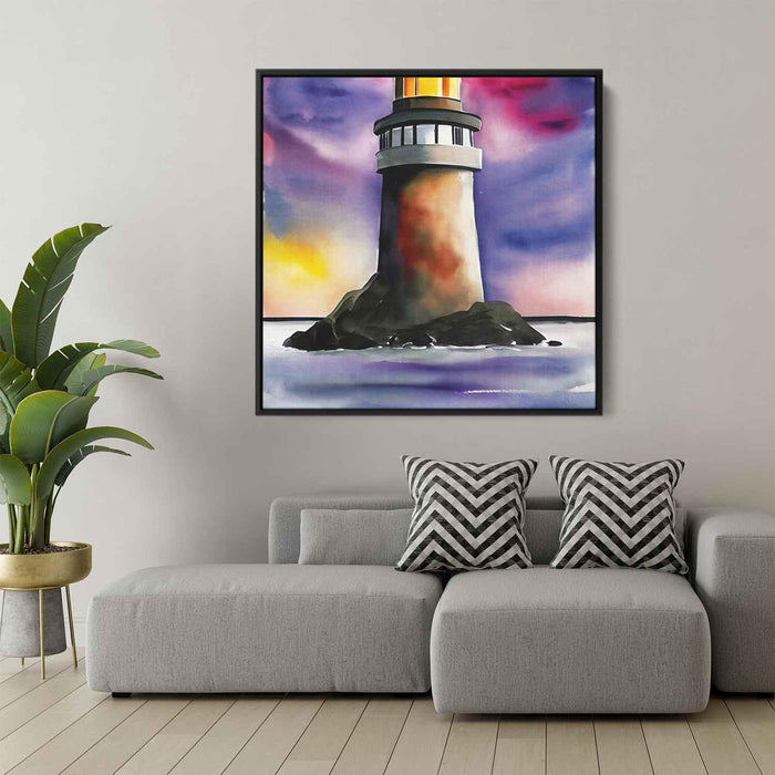 Watercolor Lighthouse #010 - Kanvah