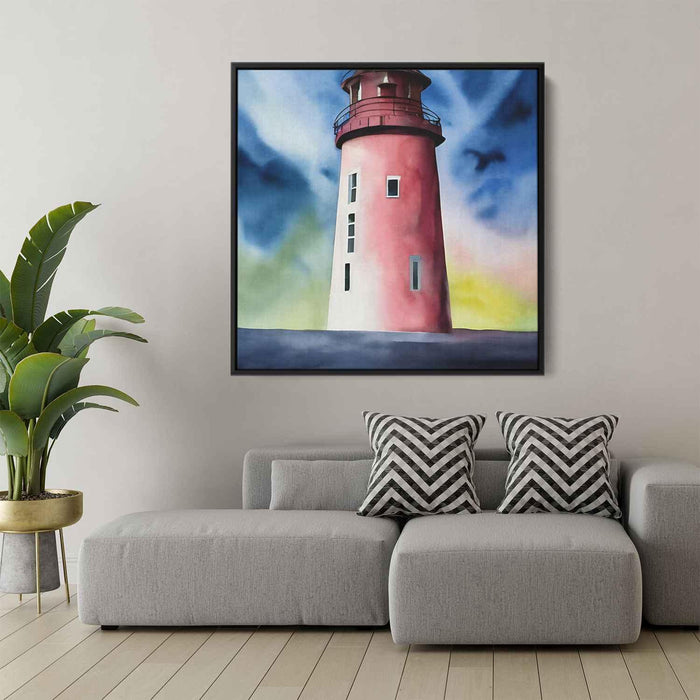 Watercolor Lighthouse #014 - Kanvah