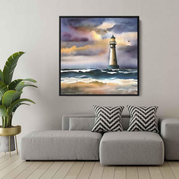 Watercolor Lighthouse #020 - Kanvah