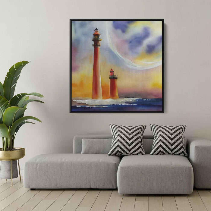 Watercolor Lighthouse #022 - Kanvah