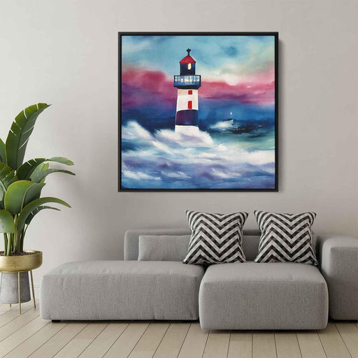 Watercolor Lighthouse #026 - Kanvah