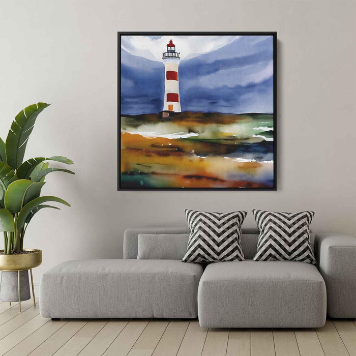Watercolor Lighthouse #036 - Kanvah