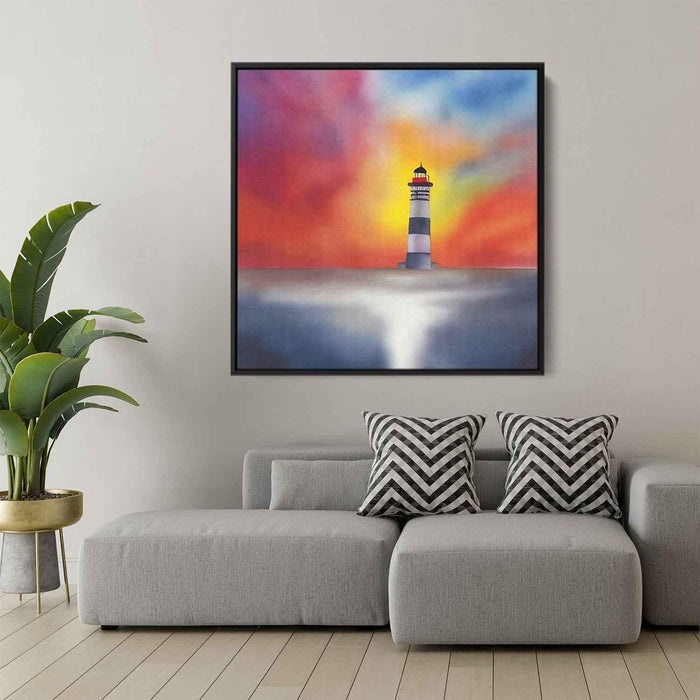 Watercolor Lighthouse #040 - Kanvah