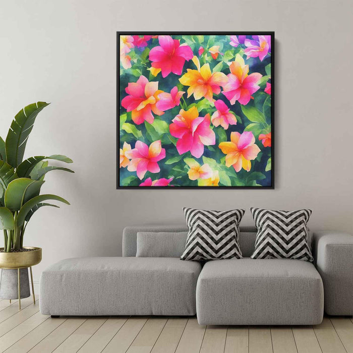 Watercolor Tropical Flowers #004 - Kanvah