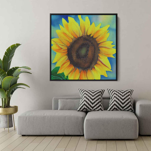 Watercolor Sunflower #004 - Kanvah