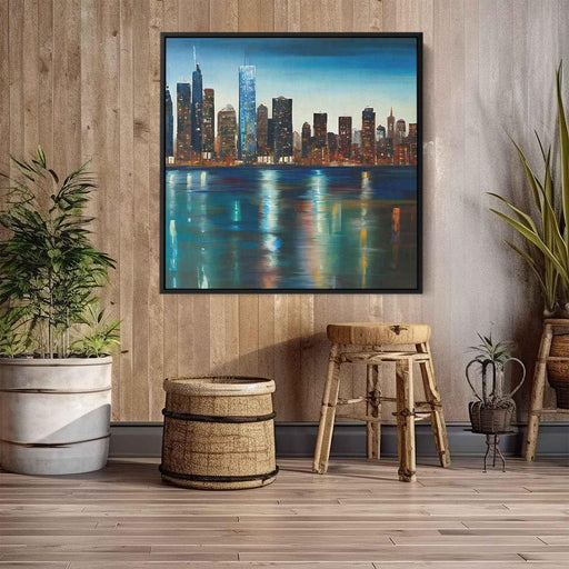 Abstract New York City Skyline #004 - Kanvah