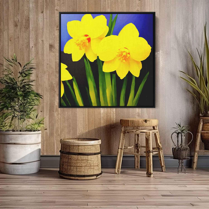 Abstract Daffodils #002 - Kanvah
