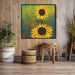 Abstract Sunflower #014 - Kanvah