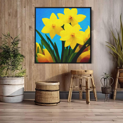 Contemporary Oil Daffodils #006 - Kanvah