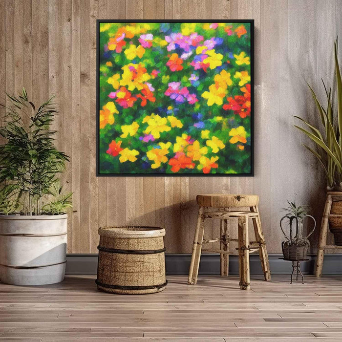 Impressionist Oil Tropical Flowers #006 - Kanvah