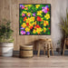 Impressionist Oil Tropical Flowers #008 - Kanvah