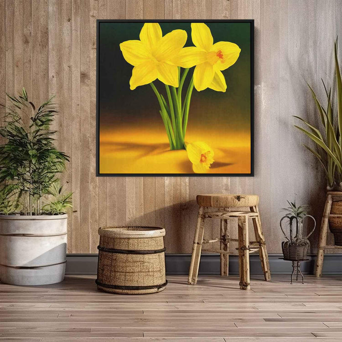 Daffodils Oil Painting #004 - Kanvah