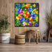 Tropical Flowers Oil Painting #008 - Kanvah