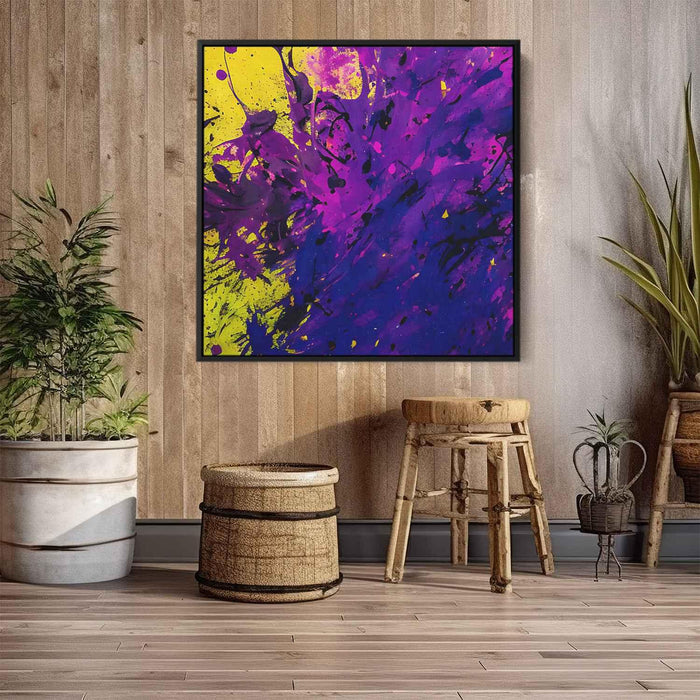 Purple Abstract Splatter #004 - Kanvah