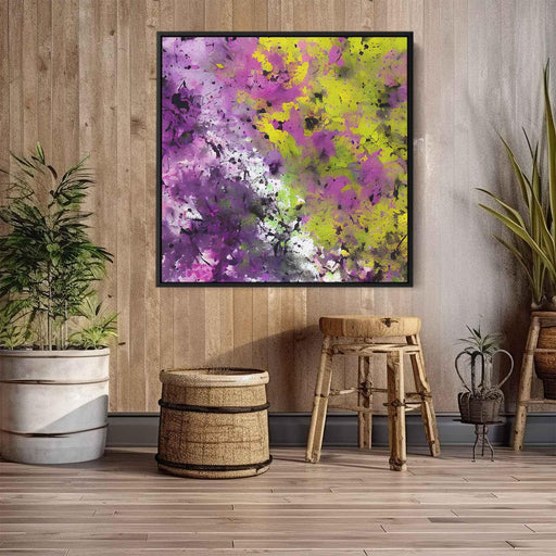 Purple Abstract Splatter #014 - Kanvah