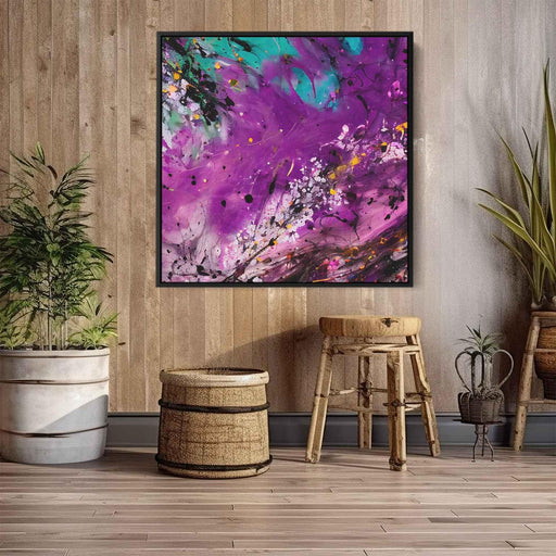 Purple Abstract Splatter #024 - Kanvah