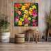 Realistic Oil Tropical Flowers #004 - Kanvah