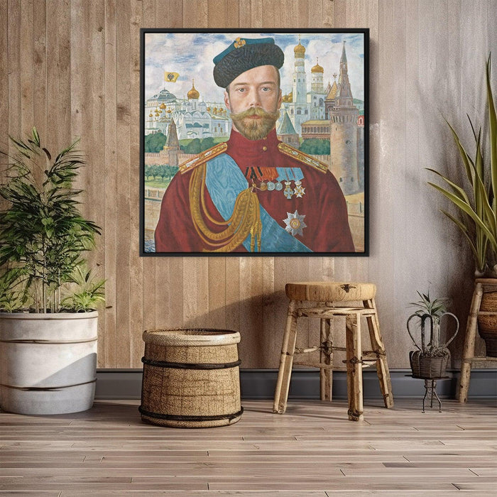 Tsar Nicholas II (1915) by Boris Kustodiev - Kanvah