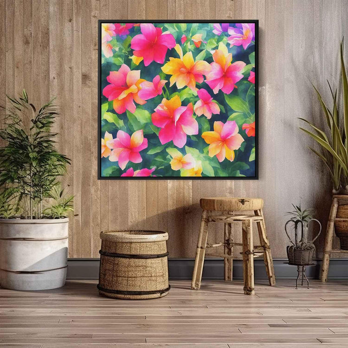 Watercolor Tropical Flowers #004 - Kanvah