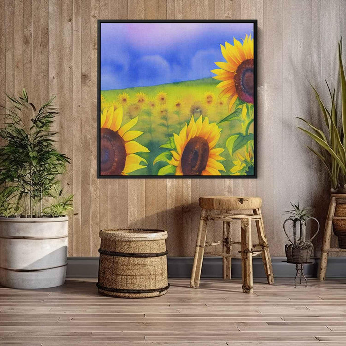 Watercolor Sunflower #009 - Kanvah