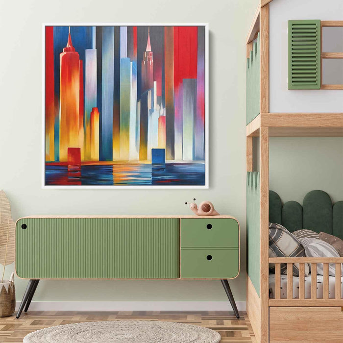 Abstract New York City Skyline #002 - Kanvah