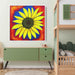 Abstract Sunflower #010 - Kanvah