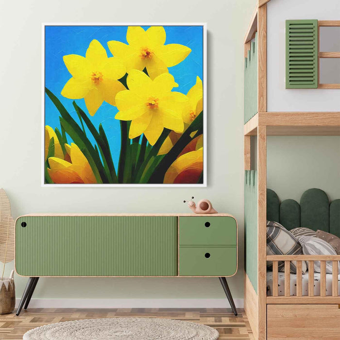 Contemporary Oil Daffodils #006 - Kanvah