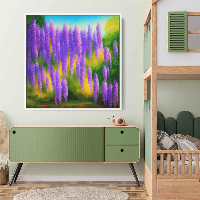 Impressionist Oil Wisteria #004 - Kanvah