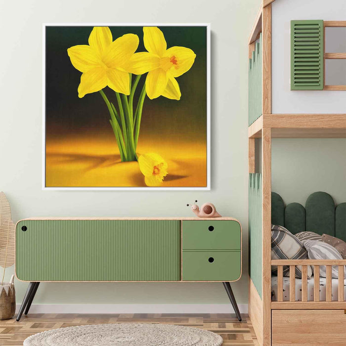 Daffodils Oil Painting #004 - Kanvah