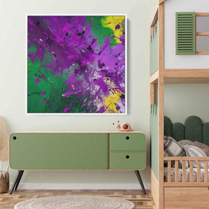Purple Abstract Splatter #012 - Kanvah