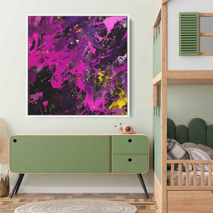Purple Abstract Splatter #020 - Kanvah