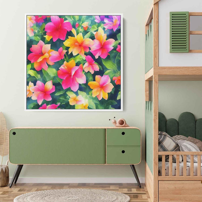 Watercolor Tropical Flowers #004 - Kanvah