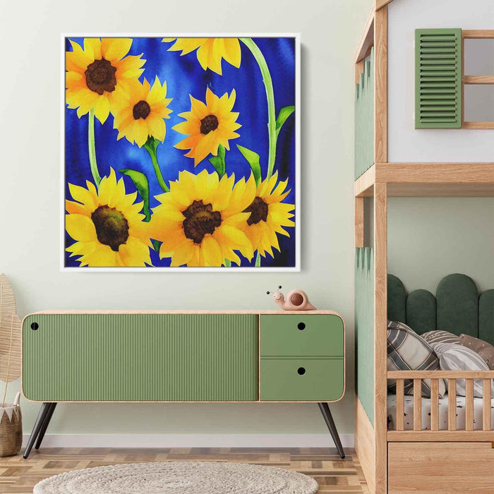 Watercolor Sunflower #002 - Kanvah