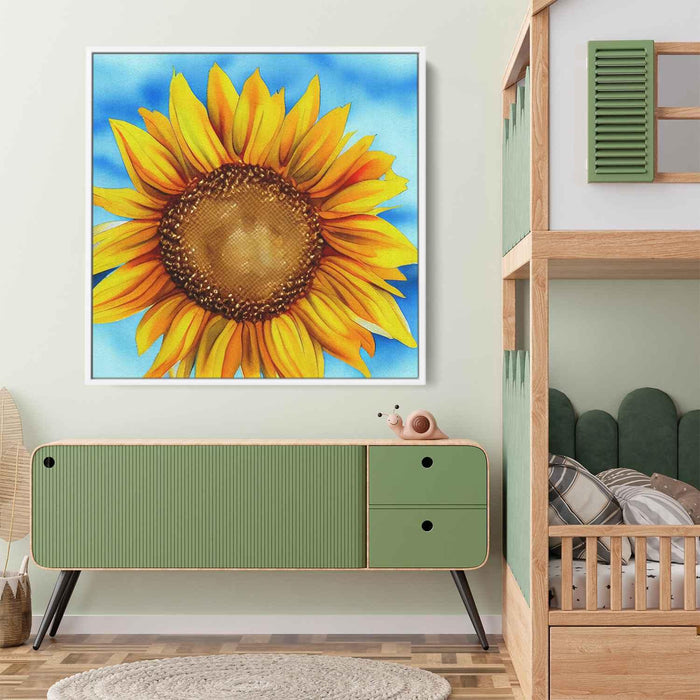 Watercolor Sunflower #018 - Kanvah