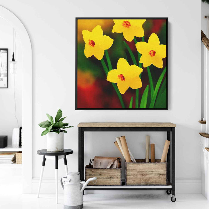 Abstract Daffodils #001 - Kanvah