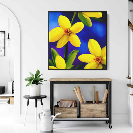 Abstract Daffodils #003 - Kanvah