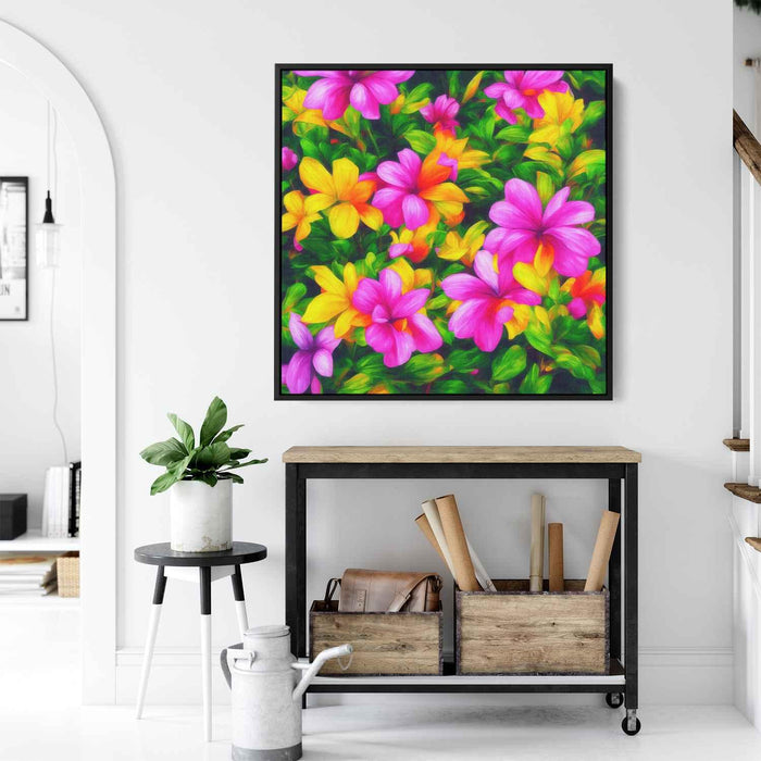 Acrylic Tropical Flowers #001 - Kanvah