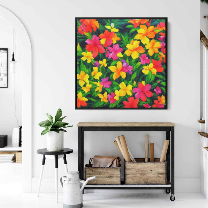 Acrylic Tropical Flowers #005 - Kanvah