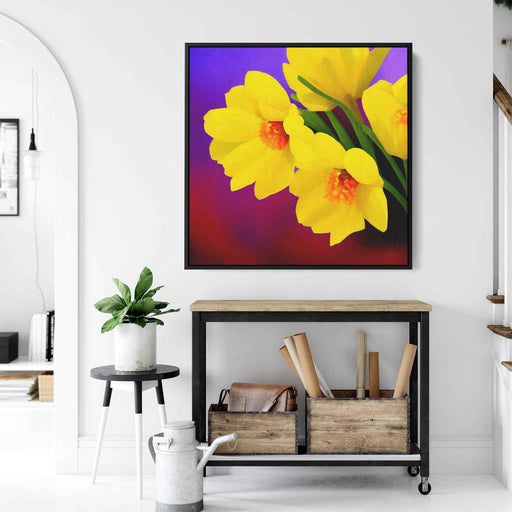 Contemporary Oil Daffodils #001 - Kanvah