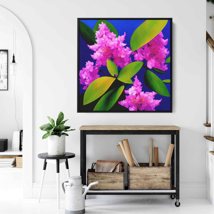 Cubist Oil Rhododendron #001 - Kanvah