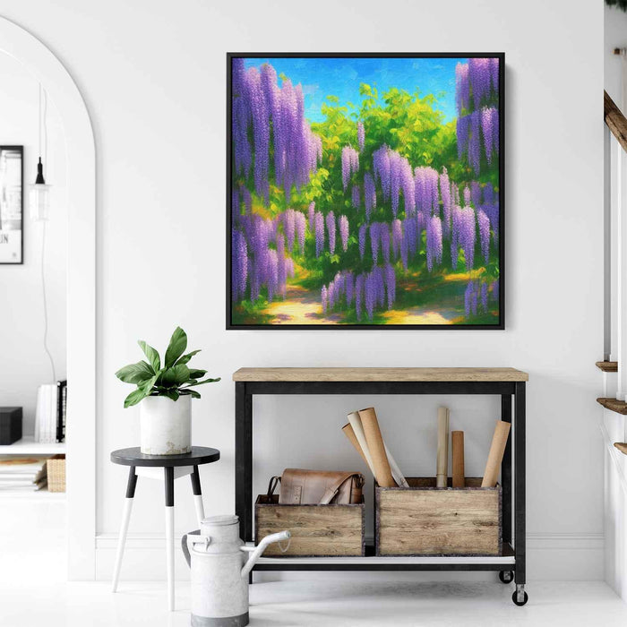 Impressionist Oil Wisteria #001 - Kanvah