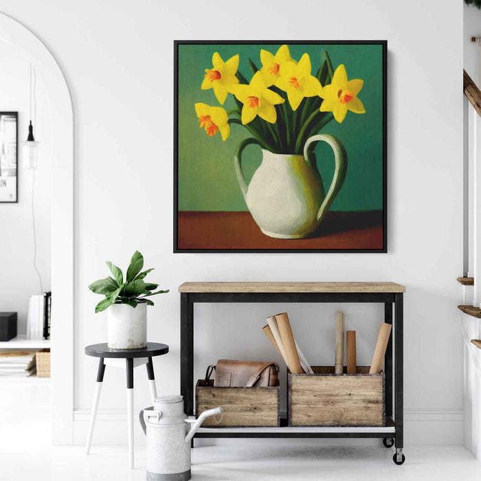 Modern Oil Daffodils #001 - Kanvah